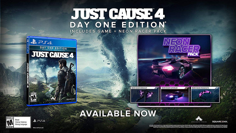 Just Cause 4 - Day One Limited Edition [PlayStation 4] PlayStation 4 Video Game Square Enix   