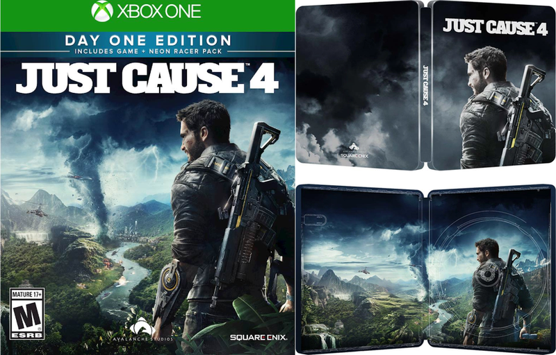 Just Cause 4 - Day One Steelbook Collection [Xbox One] Xbox One Video Game Square Enix   