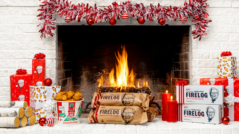 KFC Limited Edition 11 Herbs & Spices Firelog by Enviro-Log [Collectible] House & Home Enviro-Log   