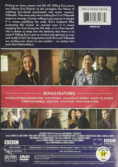 Killing Eve: Season Two [DVD Box Set] DVDs & Blu-Rays BBC   