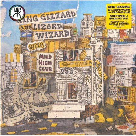 King Gizzard & The Lizard Wizard with Mild High Club - Sketches Of Brunswick East: Yellow with Sky Blue Splatter Vinyl [Audio Vinyl] Audio CD/Vinyl ATO Records   