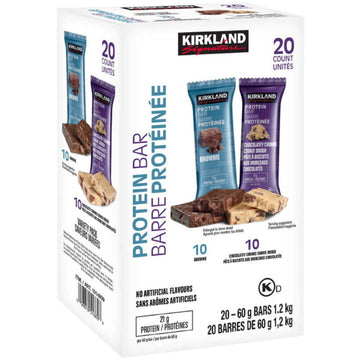 Kirkland Signature Protein Bar Variety Pack - 1.2 kg - 20-Count [Snacks & Sundries] Snacks & Sundries Kirkland Signature   