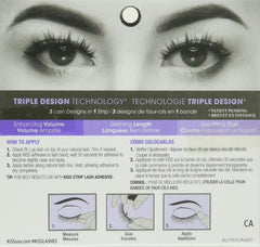 Kiss Lash Couture Triple Push-Up Eyelashes - Corset [Beauty] Beauty Kiss New York