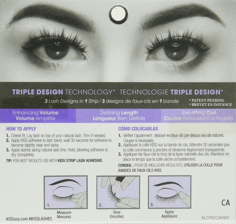 Kiss Lash Couture Triple Push-Up Eyelashes - Corset [Beauty] Beauty Kiss New York