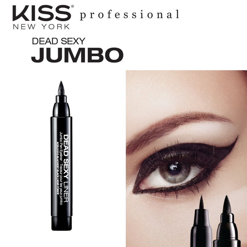 Kiss New York Professional Dead Sexy Liner Jumbo Pen Eyeliner - Blackest Black [Beauty] Beauty Kiss New York   