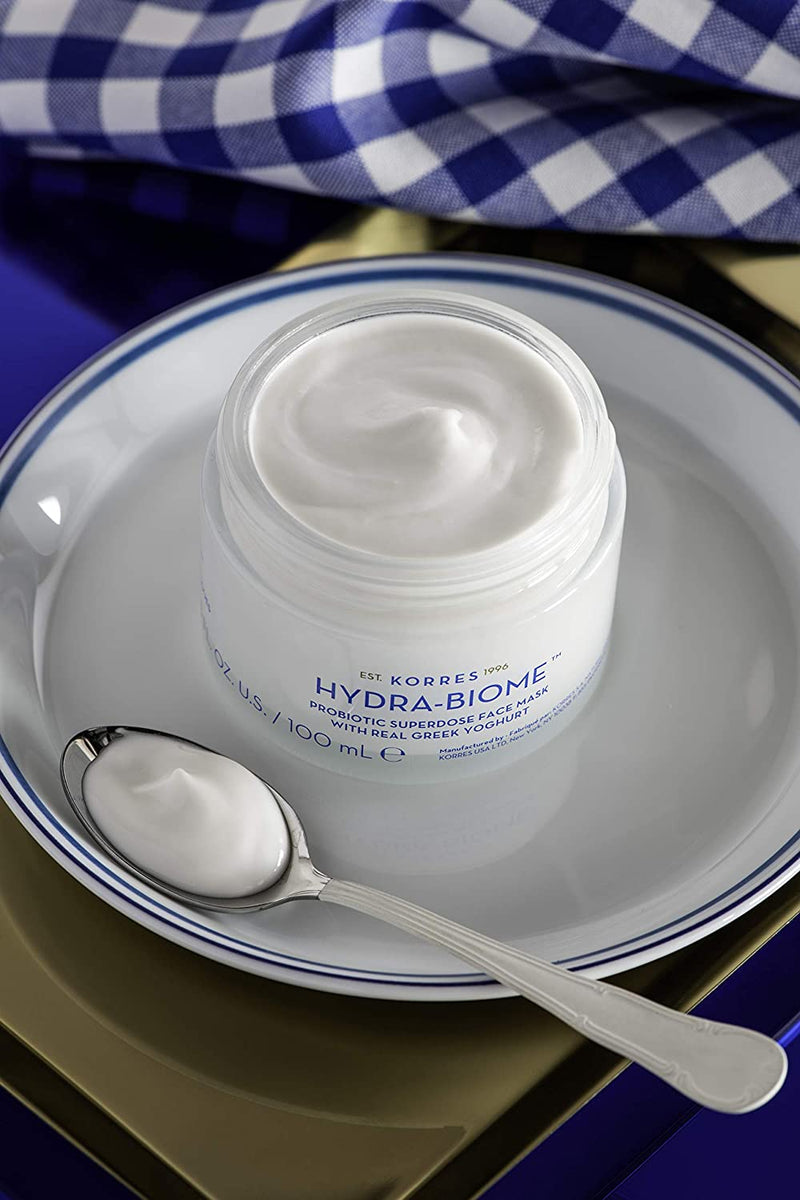 Korres Hydra-Biome Probiotic SuperDose Greek Yoghurt Mask - 100mL / 3.38 Fl Oz [Skincare] Skincare Korres   