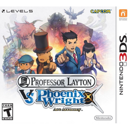 Professor Layton vs Phoenix Wright Ace Attorney [Nintendo 3DS] Nintendo 3DS Video Game Capcom   