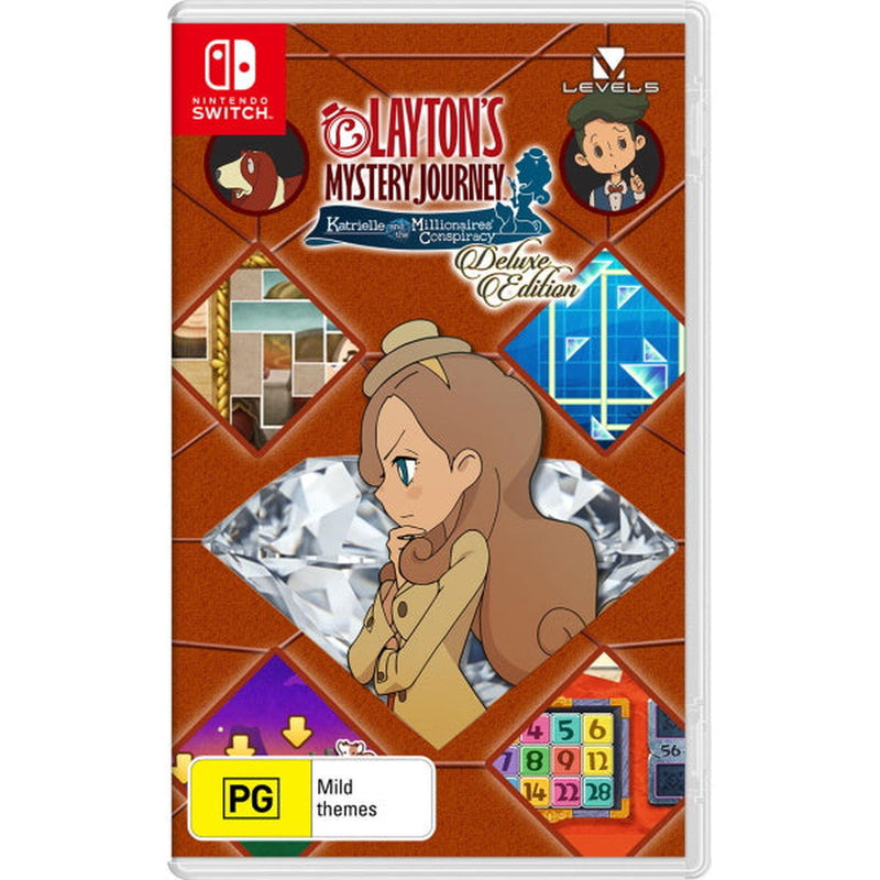 Layton's Mystery Journey: Katrielle and The Millionaires' Conspiracy - Deluxe Edition [Nintendo Switch] Nintendo Switch Video Game Level 5   