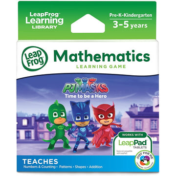 LeapFrog LeapPad: PJ Masks Time to Be a Hero Learning Game - English Version [Toys, Ages 3-5] Toys & Games LeapFrog   