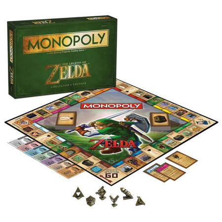 The Legend Of Zelda Collector's Edition Monopoly [Board Game, 2-6 Players] Board Game Hasbro   