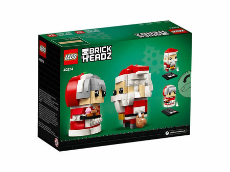 LEGO Brick Headz: Mr. & Mrs. Claus - 341 Piece Building Kit [LEGO, #40274] LEGO LEGO   
