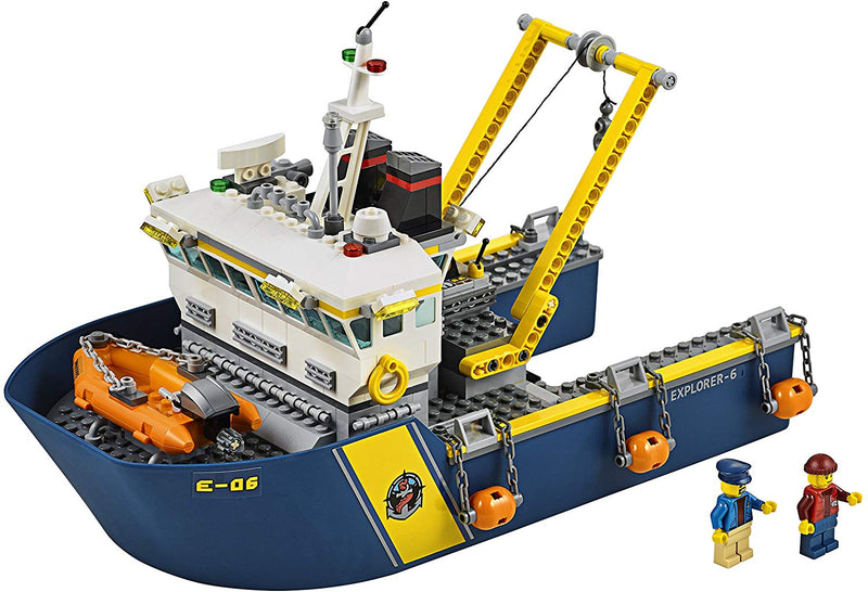 LEGO City: Deep Sea Exploration Vessel - 717 Piece Building Kit [LEGO, #60095] LEGO LEGO   