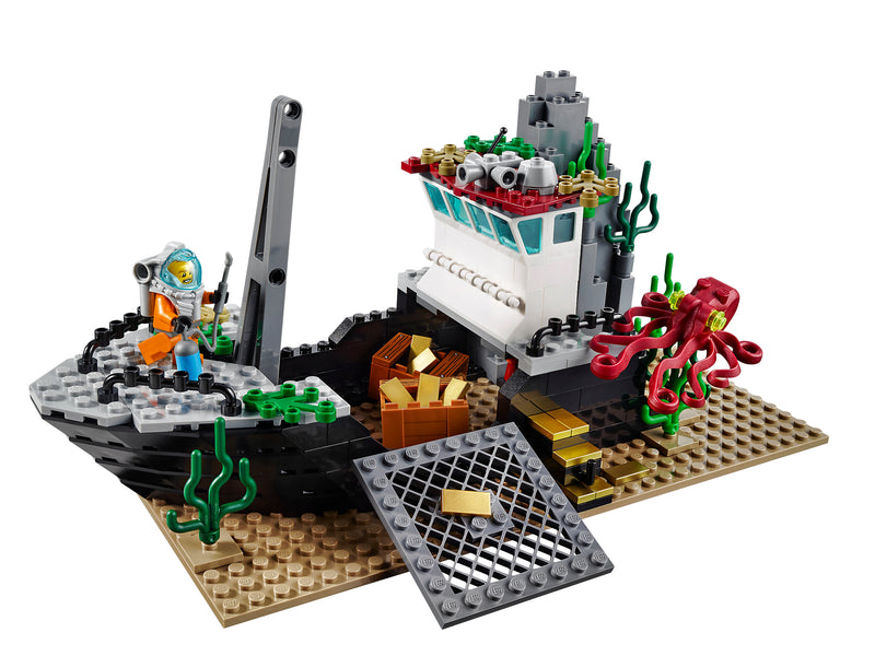 LEGO City: Deep Sea Exploration Vessel - 717 Piece Building Kit [LEGO, #60095] LEGO LEGO   