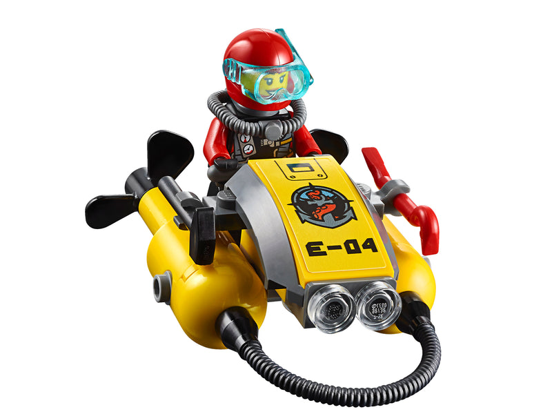 LEGO City: Deep Sea Exploration Vessel - 717 Piece Building Kit [LEGO, #60095] LEGO LEGO   