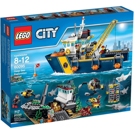 LEGO City: Deep Sea Exploration Vessel - 717 Piece Building Kit [LEGO, #60095] LEGO LEGO   