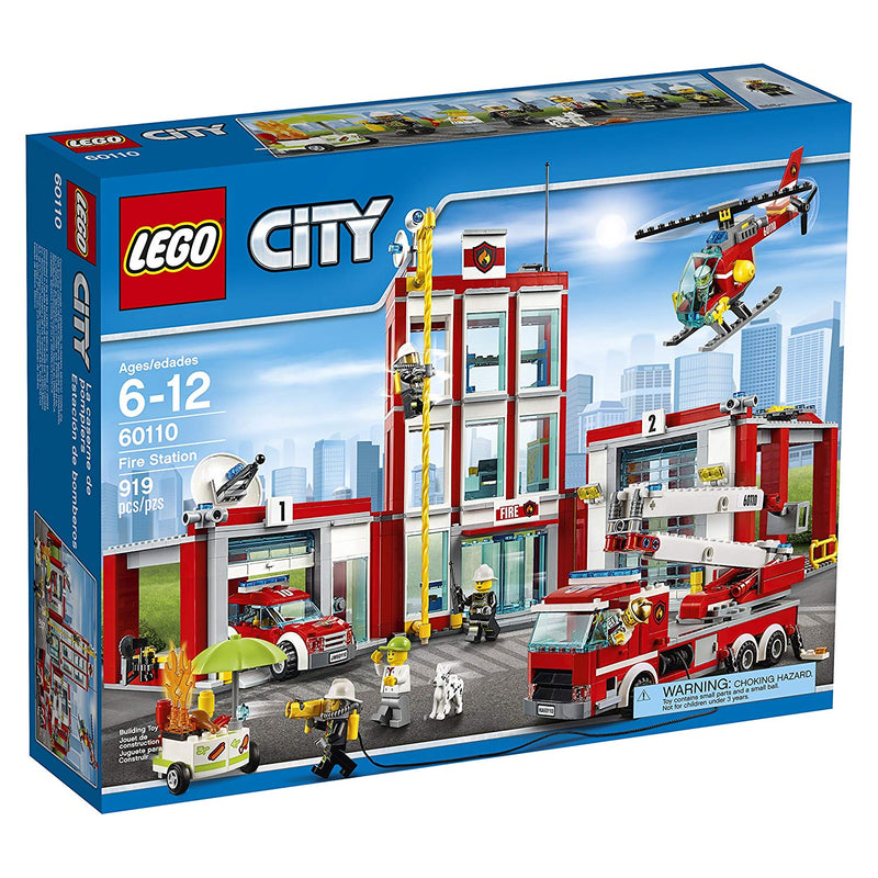 LEGO City: Fire Station - 919 Piece Building Kit [LEGO, #60110] LEGO LEGO   