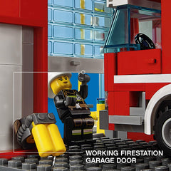 LEGO City: Fire Station - 919 Piece Building Kit [LEGO, #60110] LEGO LEGO   