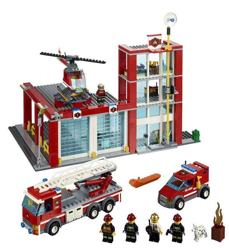 LEGO City: Fire Station - 752 Piece Building Set [LEGO, #60004] LEGO LEGO   