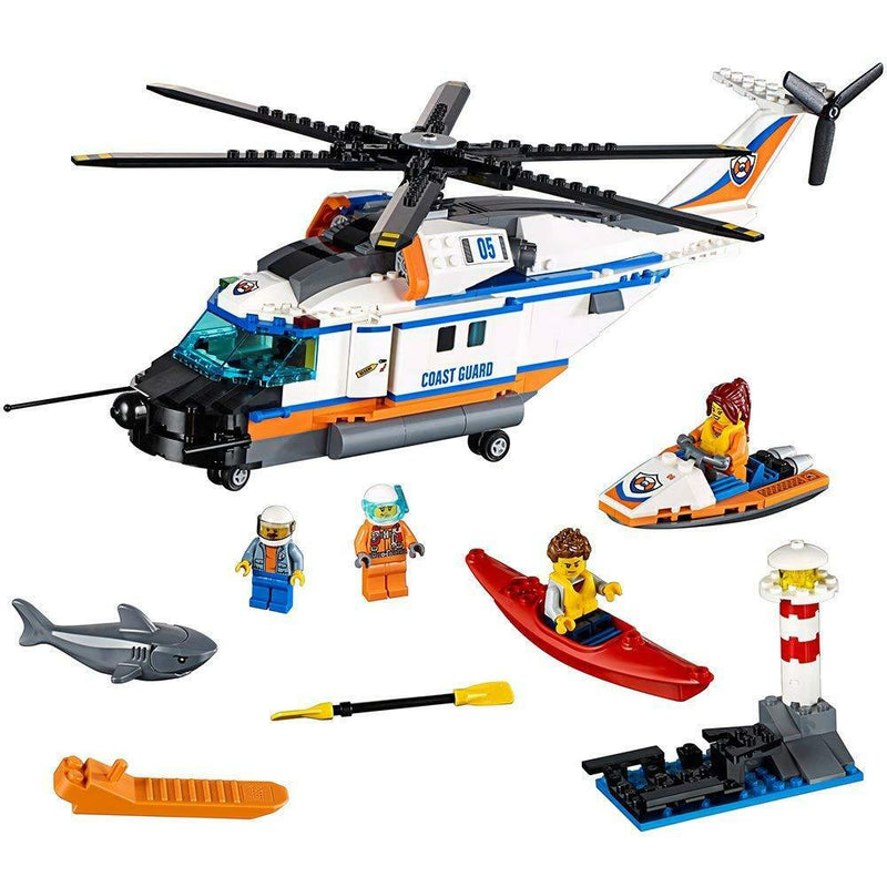 LEGO City: Heavy-Duty Rescue Helicopter - 415 Piece Building Kit [LEGO, #60166] LEGO LEGO   