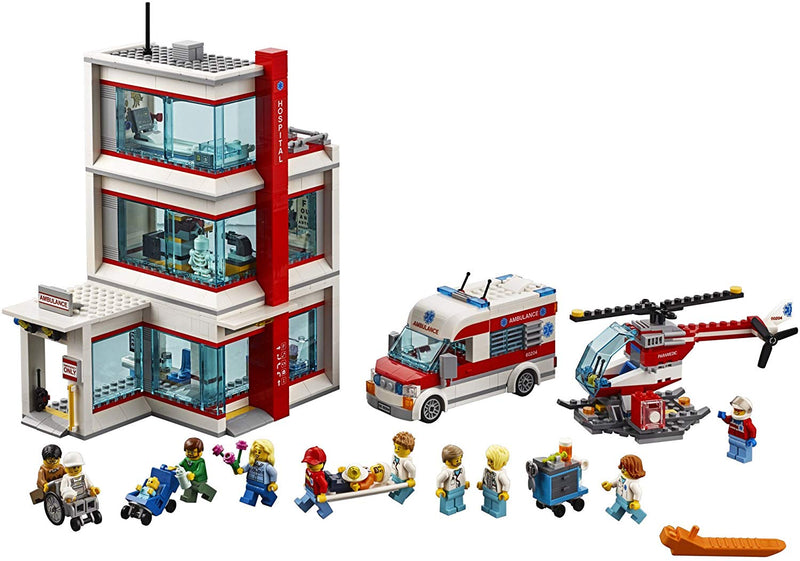 LEGO City: LEGO City Hospital - 861 Piece Building Kit [LEGO, #60204] LEGO LEGO   