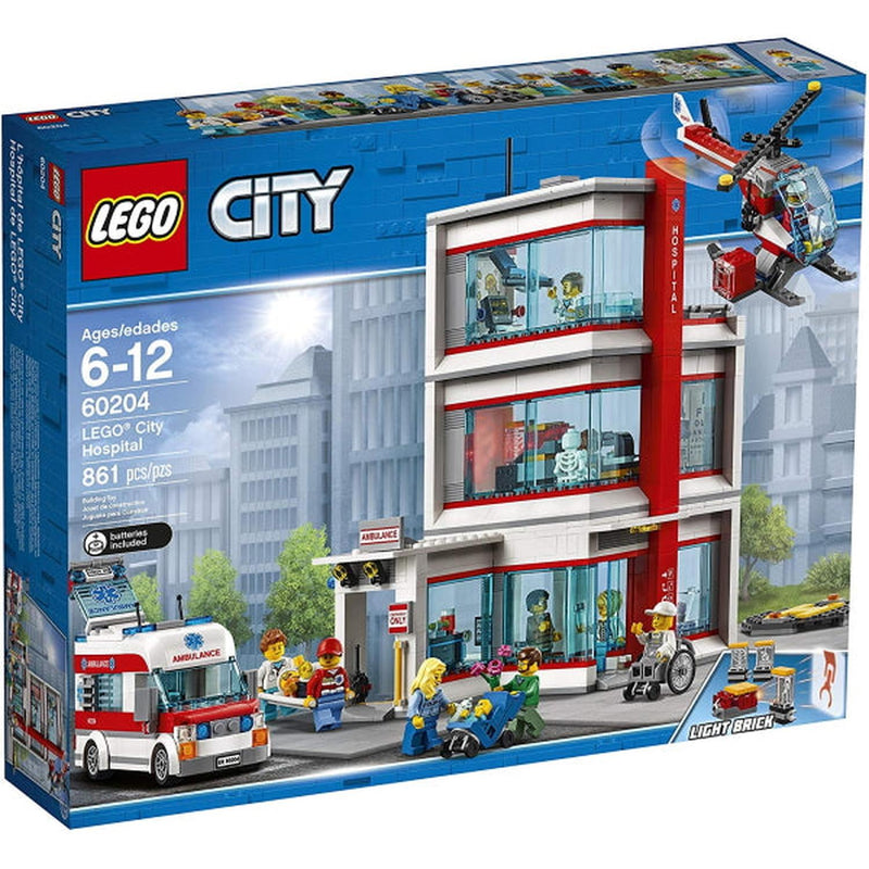 LEGO City: LEGO City Hospital - 861 Piece Building Kit [LEGO, #60204] LEGO LEGO   