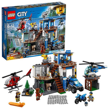 LEGO City: Mountain Police Headquarters - 663 Piece Building Kit [LEGO, #60174] LEGO LEGO   