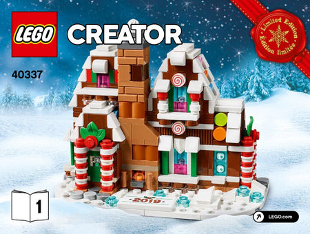 LEGO Creator: Mini Gingerbread House - 499 Piece Limited Edition Building Kit [LEGO, #40337] LEGO LEGO   