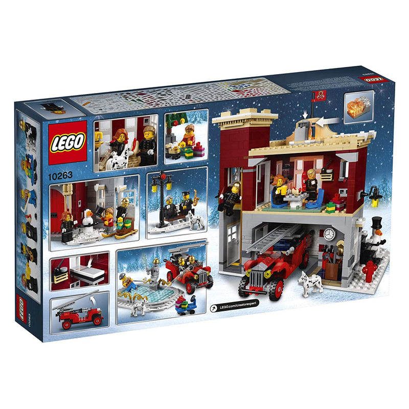 LEGO Creator: Winter Village Fire Station - 1166 Piece Building Kit [LEGO, #10263] LEGO LEGO   