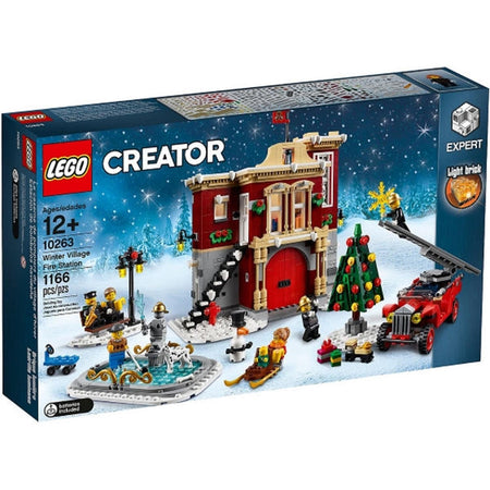 LEGO Creator: Winter Village Fire Station - 1166 Piece Building Kit [LEGO, #10263] LEGO LEGO   