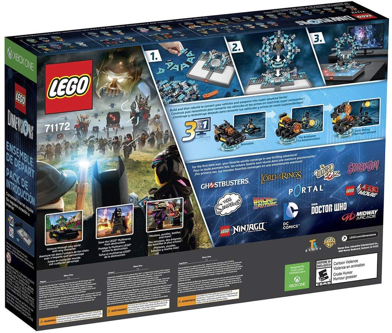 LEGO Dimensions Starter Pack - 269 Piece Building Kit [Xbox One,  #71172] Xbox One Video Game Warner Bros.   
