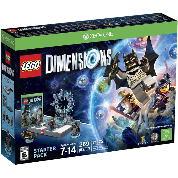 LEGO Dimensions Starter Pack - 269 Piece Building Kit [Xbox One,  #71172] Xbox One Video Game Warner Bros.   