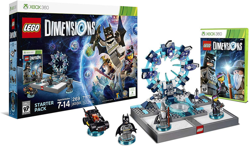 LEGO Dimensions Starter Pack - 269 Piece Building Kit [Xbox 360,  #71173] Xbox 360 Video Game LEGO   