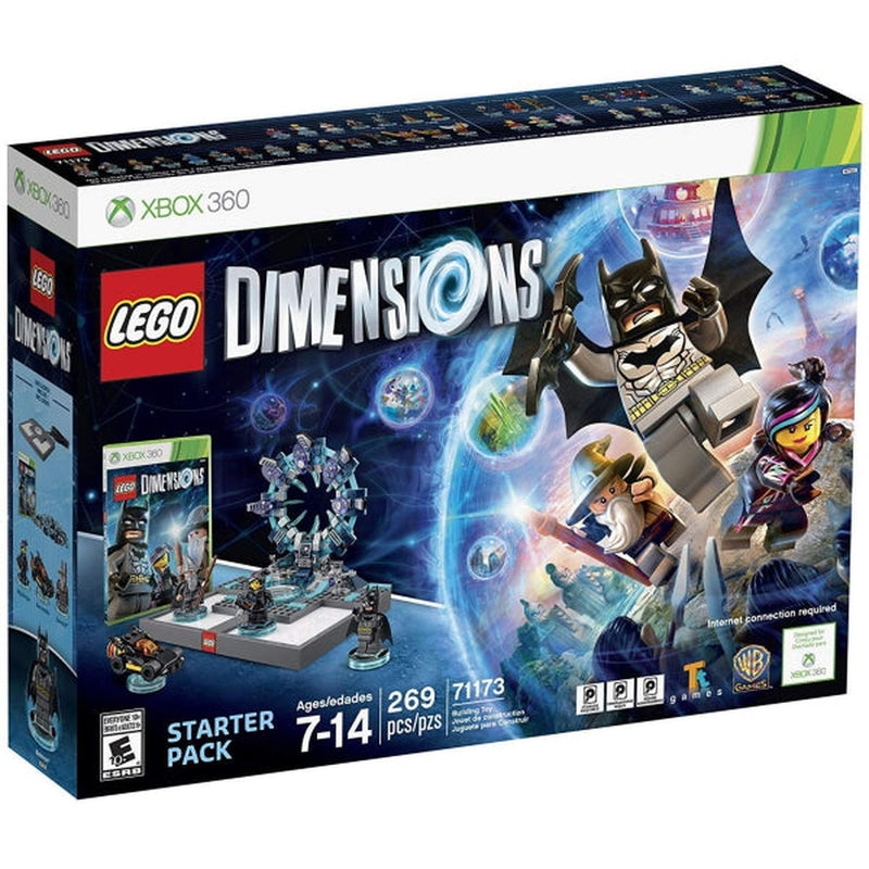 LEGO Dimensions Starter Pack - 269 Piece Building Kit [Xbox 360,  #71173] Xbox 360 Video Game LEGO   