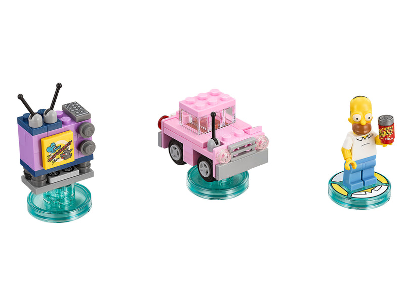 LEGO Dimensions: The Simpsons Level Pack - 98 Piece Building Kit [LEGO, #71202] LEGO LEGO   