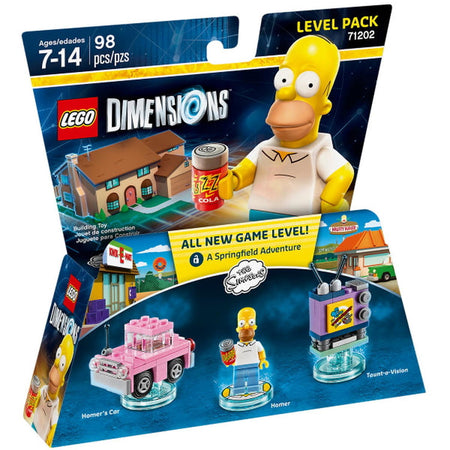 LEGO Dimensions: The Simpsons Level Pack - 98 Piece Building Kit [LEGO, #71202] LEGO LEGO   