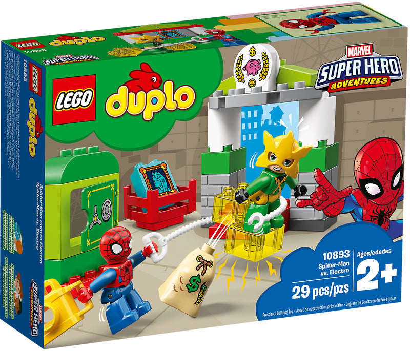 LEGO Duplo: Marvel Super Hero Adventures Spider-Man vs. Electro - 29 Piece Building Kit [LEGO, #10893] LEGO LEGO   
