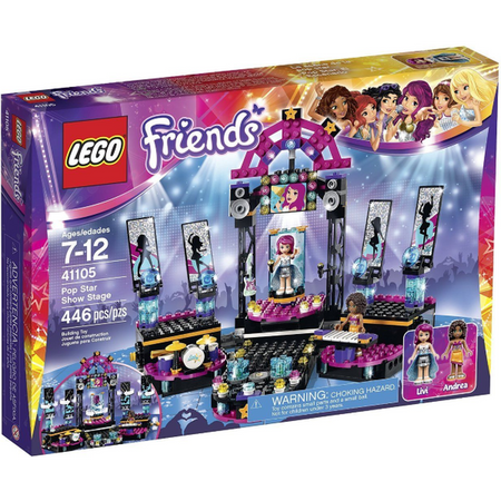 LEGO Friends Pop Star Show Stage 446 Piece Building Kit [LEGO, #41105] LEGO LEGO   