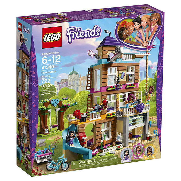 LEGO Friends: Friendship House - 722 Piece Building Kit [LEGO, #41340]