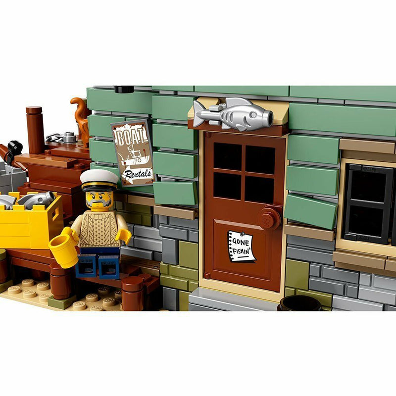 LEGO Ideas: Old Fishing Store - 2049 Piece Building Kit [LEGO, #21310] LEGO LEGO   