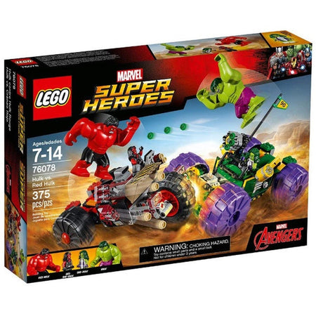 LEGO Marvel Super Heroes: Hulk vs. Red Hulk - 375 Piece Building Kit [LEGO, #76078] LEGO LEGO   