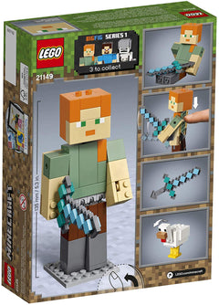 LEGO Minecraft: Alex BigFig with Chicken - 160 Piece Building Kit [LEGO, #21149] LEGO LEGO   
