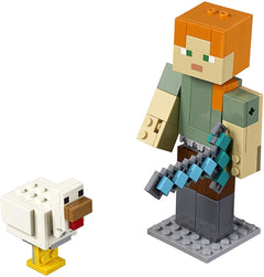 LEGO Minecraft: Alex BigFig with Chicken - 160 Piece Building Kit [LEGO, #21149] LEGO LEGO   