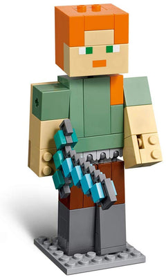 LEGO Minecraft: Alex BigFig with Chicken - 160 Piece Building Kit [LEGO, #21149] LEGO LEGO   