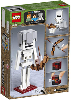 LEGO Minecraft: Skeleton BigFig with Magma Cube - 142 Piece Building Kit [LEGO, #21150] LEGO LEGO   