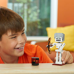 LEGO Minecraft: Skeleton BigFig with Magma Cube - 142 Piece Building Kit [LEGO, #21150] LEGO LEGO   