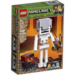 LEGO Minecraft: Skeleton BigFig with Magma Cube - 142 Piece Building Kit [LEGO, #21150] LEGO LEGO   