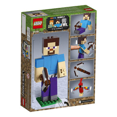 LEGO Minecraft: Steve BigFig with Parrot - 159 Piece Building Kit [LEGO, #21148] LEGO LEGO   