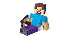LEGO Minecraft: Steve BigFig with Parrot - 159 Piece Building Kit [LEGO, #21148] LEGO LEGO   