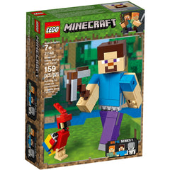 LEGO Minecraft: Steve BigFig with Parrot - 159 Piece Building Kit [LEGO, #21148] LEGO LEGO   