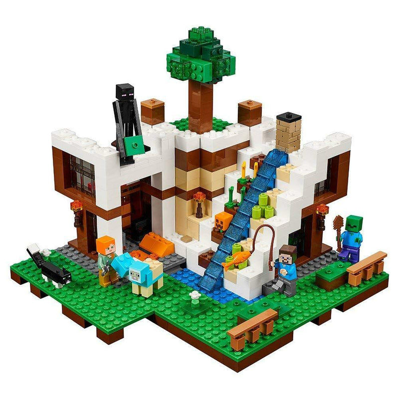 LEGO Minecraft: The Waterfall Base - 729 Piece Building Kit [LEGO, #21134] LEGO LEGO   